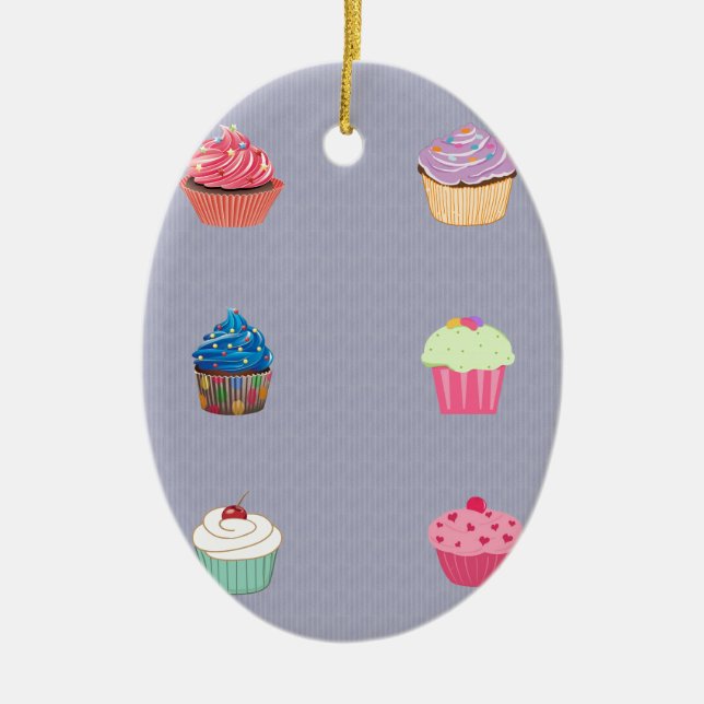 Décoration En Céramique Cupcakes (Devant)