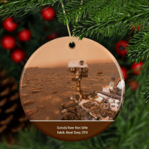 Curiosity Rover Mars Mont Sharp Selfie Noël