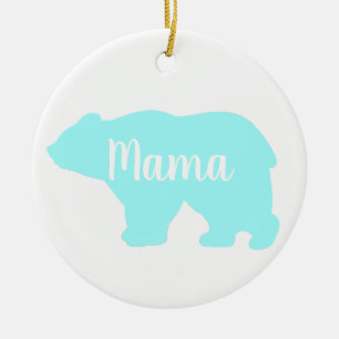Décoration En Céramique Cute Mama ours design mère cadeau de jour
