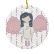 Cute Pastel Noël Angel Année personnalisée