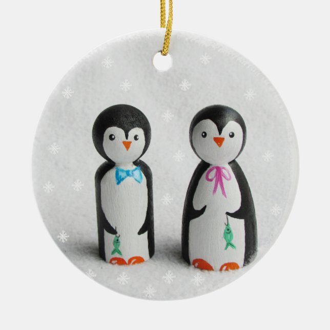Décoration En Céramique Cute Penguin (Devant)