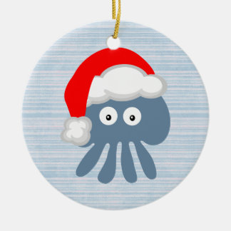 Décoration En Céramique Cute Père Noël méduse