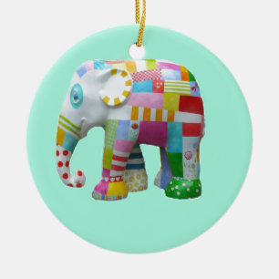 Décoration En Céramique Cute toy retro elephant whimsical colourful