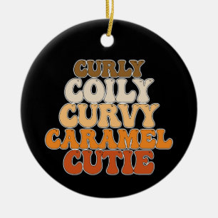 Décoration En Céramique Cutie Caramel Curly Curly