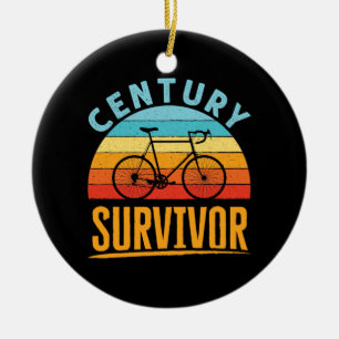 Décoration En Céramique Cyclisme Survivant Century Endurance Ride