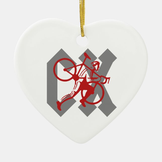 Décoration En Céramique Cyclocross (Devant)