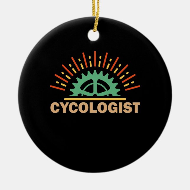 Décoration En Céramique Cycologiste (Devant)