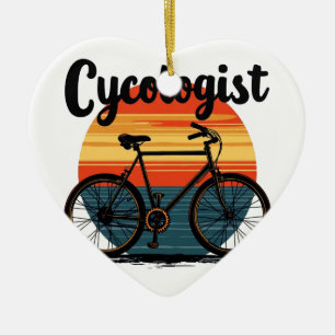 Décoration En Céramique Cycologiste : Energetic Biker Tee - pour le cyclis