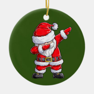 Décoration En Céramique Dabbing Santa Claus Christmas Kids Boys Girls Dab