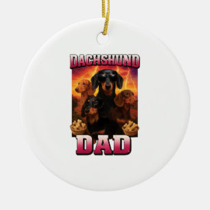 Décoration En Céramique Dachshund  
