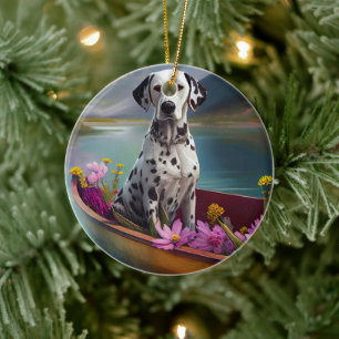 Décoration En Céramique Dalmatien à la pagaie : une aventure Pittoresque