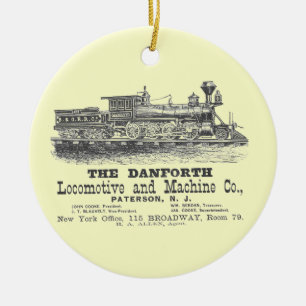 Décoration En Céramique Danforth Locomotive et Machine Company 1852