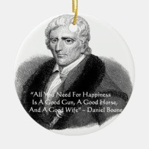 Décoration En Céramique Daniel Boone Hummor Quote Venin Tees Cards