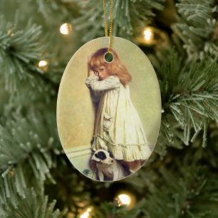 Décoration En Céramique Dans Disgrace de Charles Burton Barber, Art Vintag