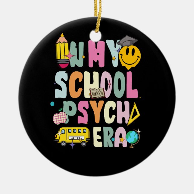 Décoration En Céramique Dans Mon École Psych Époque Rétro Psychologue Écol (Devant)