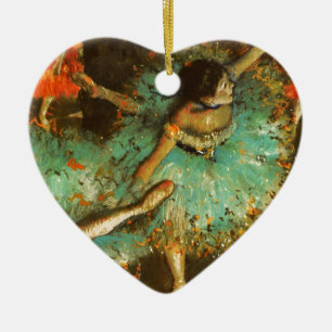 Décoration En Céramique Danseuse de ballet Danseuse verte Danseuse Degas P