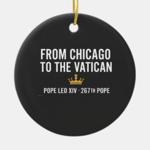Décoration En Céramique De Chicago au Vatican, pape Léon 267e