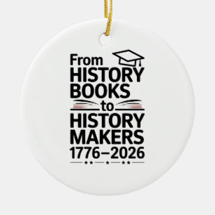 Décoration En Céramique De l'histoire au livre des faiseurs d'histoire Usa