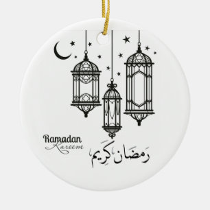 Décoration en céramique de Ramadan Kareem