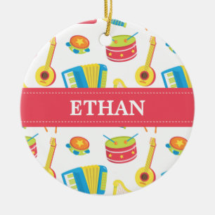 Décoration En Céramique Décor coloré de pièce d'enfants d'instruments de