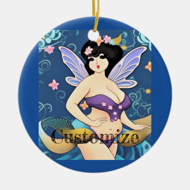 Décoration En Céramique Déesse de fée en pleine figure Thunder_Cove (Devant)