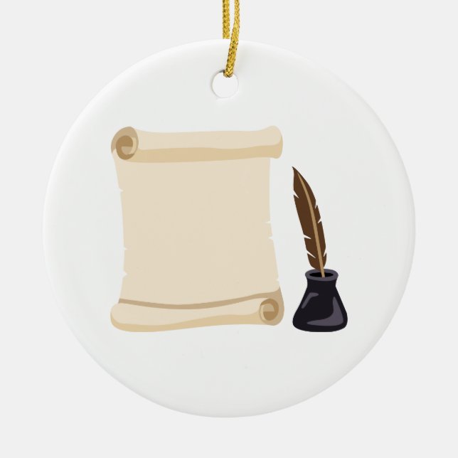 Décoration En Céramique Défiler Quill & Ink (Devant)