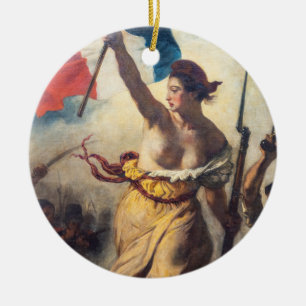 Décoration En Céramique Delacroix - La Liberté guidant le peuple Gros plan
