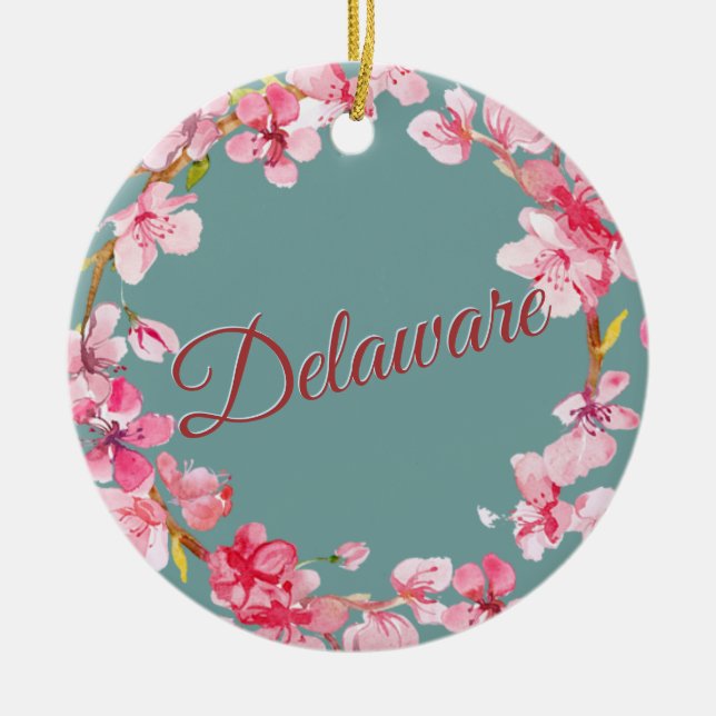 Décoration En Céramique Delaware (Devant)