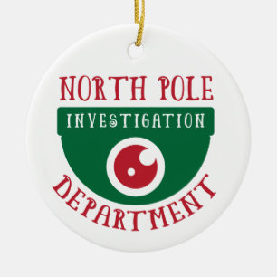Décoration En Céramique Département d'enquête du Pôle Nord Noël