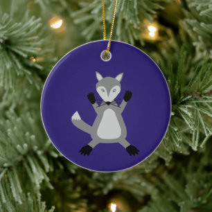 Décoration En Céramique Déplaisant jote Halloween Wolf Custom Christmas
