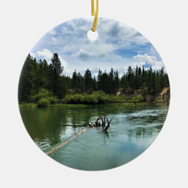 Décoration En Céramique Deschutes River, Oregon (Devant)