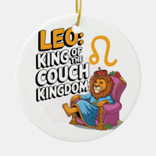 Décoration En Céramique Design amusant Zodiac Leo