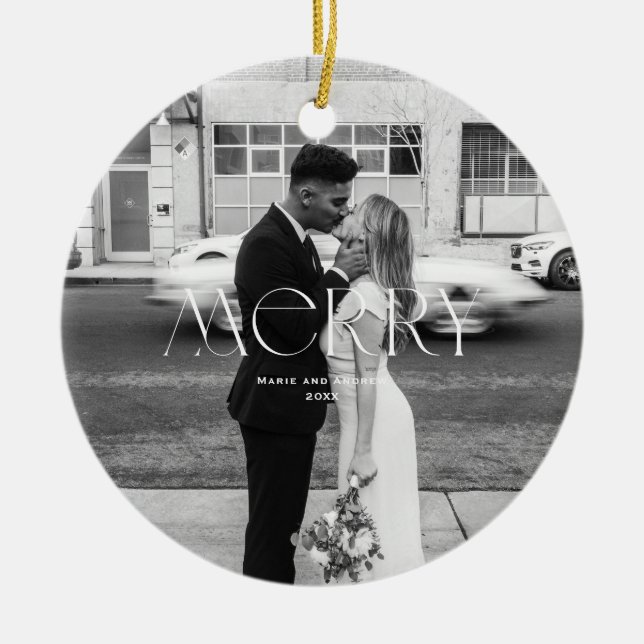 Décoration En Céramique Design moderne Merry Holiday (Devant)