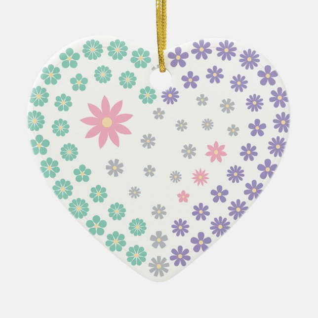 Décoration En Céramique Dévotion florale (Devant)