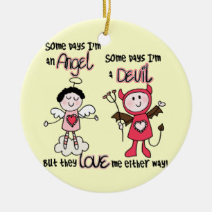 Décoration En Céramique Diable d'ange