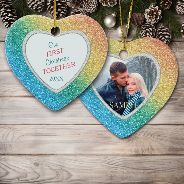 Décoration En Céramique Diamond Rainbow Parties scintillant Photo Premier  (Créateur téléchargé)