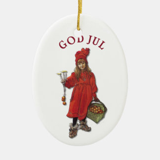 Décoration En Céramique Dieu juillet avec Brita - Joyeux Noël de Carl