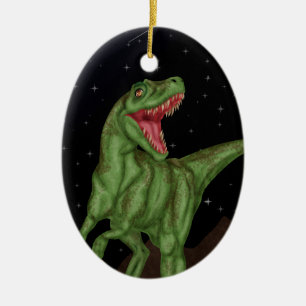 Décoration En Céramique Dinosaure - Nuit préhistorique