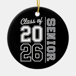 Décoration En Céramique Diplômé de la promotion 2026 26e année de fin d'ét