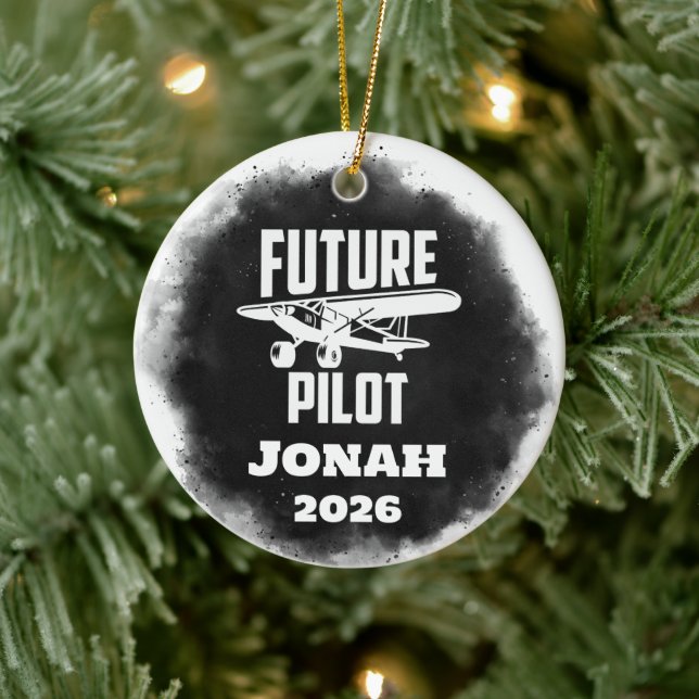 Décoration En Céramique Diplômé futur pilote  (Arbre)