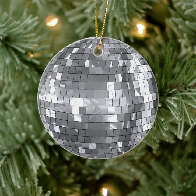 Décoration En Céramique Disco Ball Noël Funky Amusement et Amour (Créateur téléchargé)