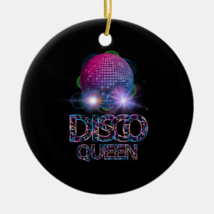 Décoration En Céramique Disco Queen - 70's Disco Theme Vintage seventies