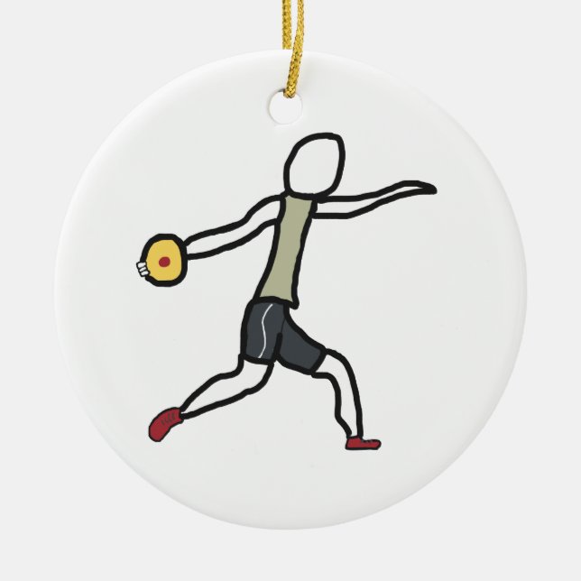 Décoration En Céramique Disque (Devant)