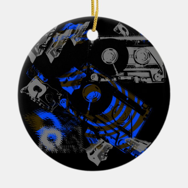 Décoration En Céramique DJ Music Cassette (Devant)