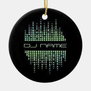 Décoration En Céramique DJ's Music Producer Remixer Ornament