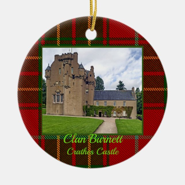Décoration En Céramique Do-Over Clan Burnett Crathes Castle Xmas Photo (Devant)