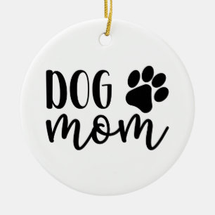 Décoration En Céramique Dog Mom Gift, Dog Mom Gifts, Dog Mom Ornament, Dog