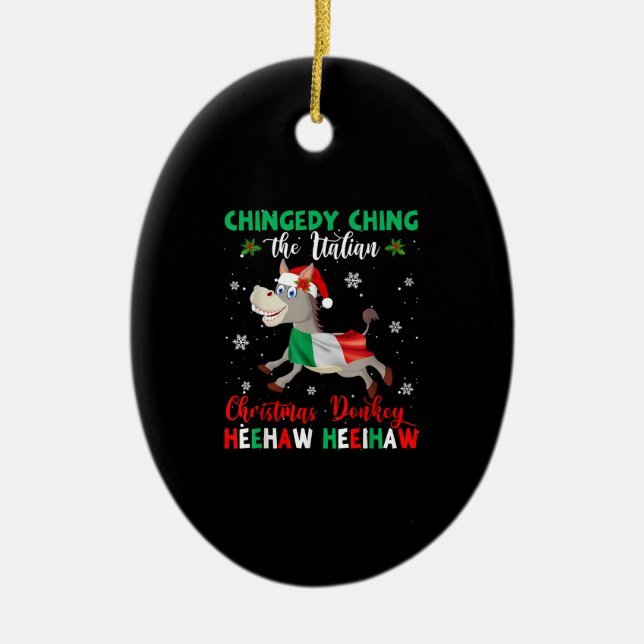 Décoration En Céramique Dominick The Christmas Donkey-Italian Donkey (Devant)