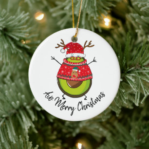 Décoration En Céramique Don d'avocat de Noël à la femme du mari autre mo