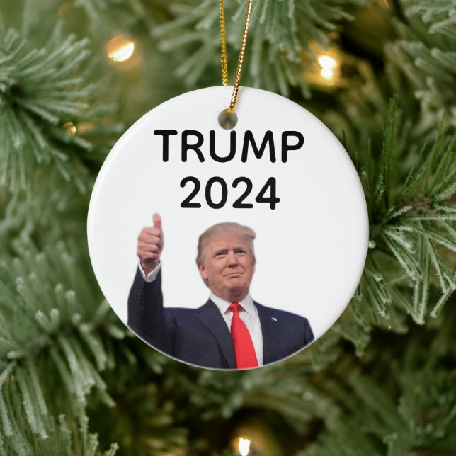 Décoration En Céramique Donald Trump 2024 (Arbre)